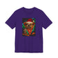 Festive Dog Pizza Tee - Unisex Short Sleeve T-Shirt, Funny Holiday Shirt, Pet Lover Gift, Christmas Apparel, Cute Animal Tee - Riff Raff Wear