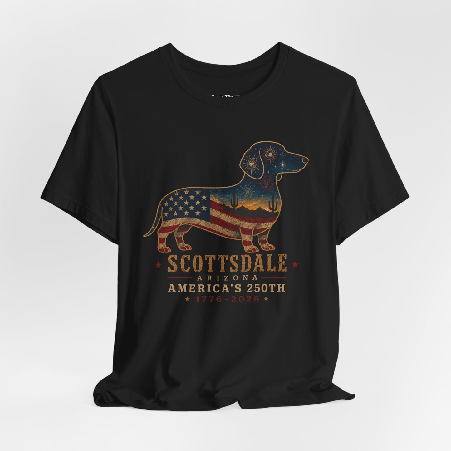 Copy of Freedom Crew Dachshund T-Shirt – Patriotic Dachshund Flag Tee