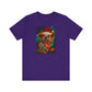Festive Dog Pizza Tee - Unisex Short Sleeve T-Shirt, Funny Holiday Shirt, Pet Lover Gift, Christmas Apparel, Cute Animal Tee - Riff Raff Wear