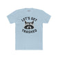 Let's Get Trashed Raccoon Cotton Crew Tee - Fun Unisex T-Shirt for Casual Outings - Riff Raff Wear
