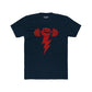 Motivational Gym Crew Tee - Bold Fist & Dumbbell Design - Riff Raff Wear