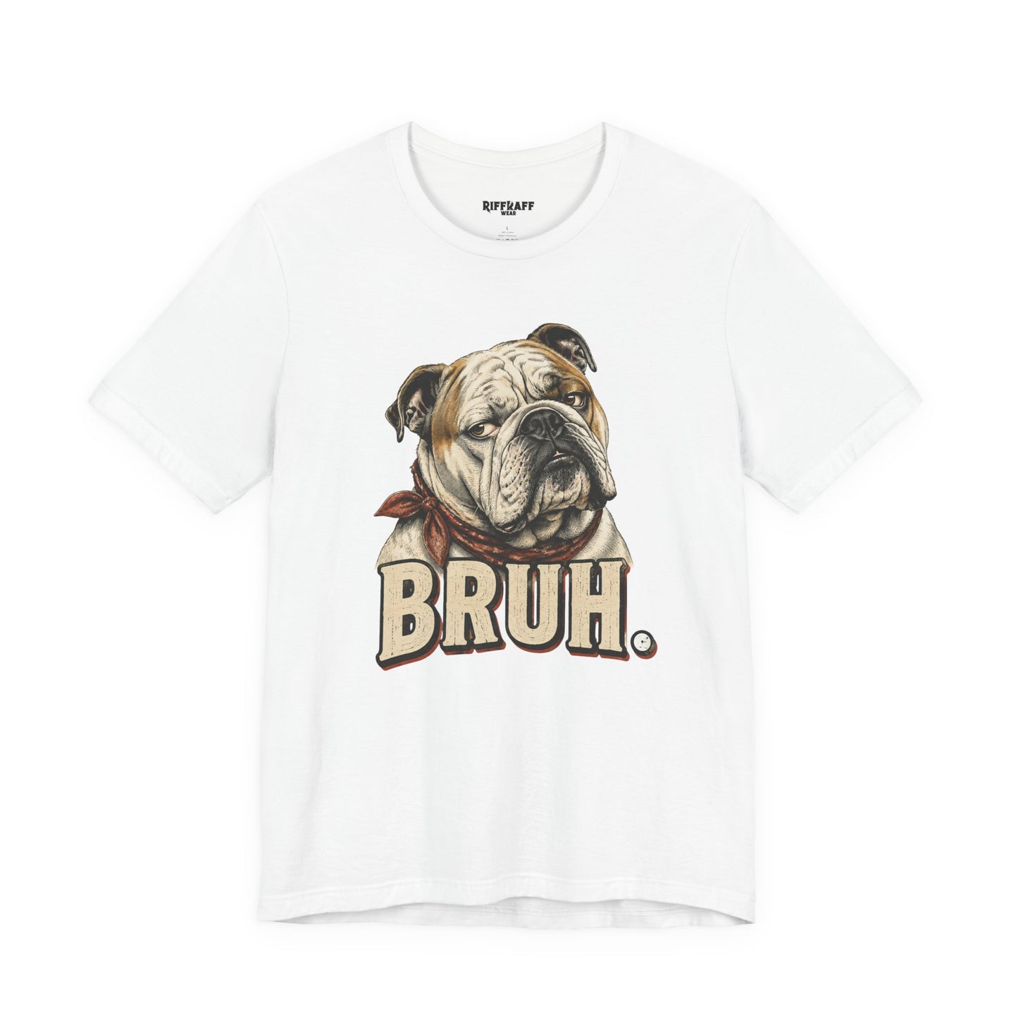 Bruh Bulldog T-Shirt Vintage English Bulldog Graphic Tee