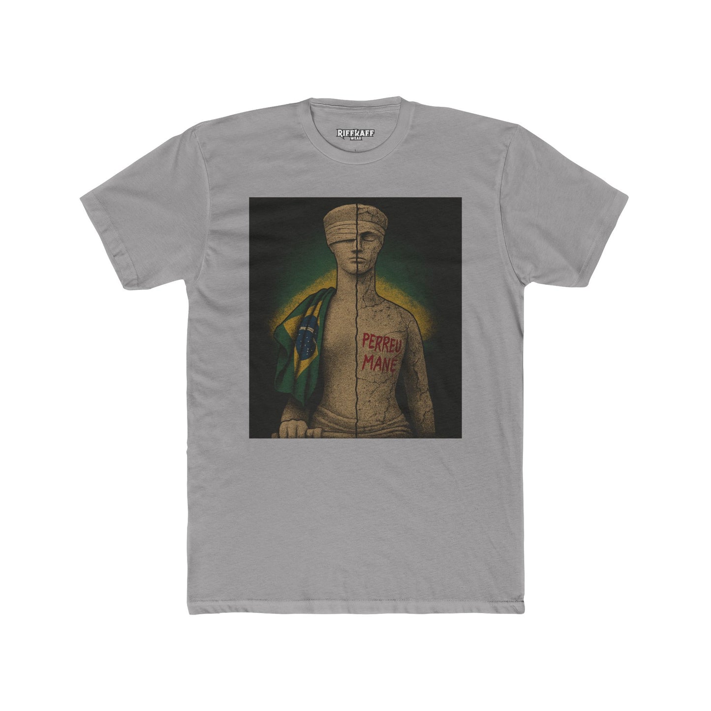 Brazilian Culture Unisex Cotton Crew Tee - Perreu Mane - Riff Raff Wear - Political Art