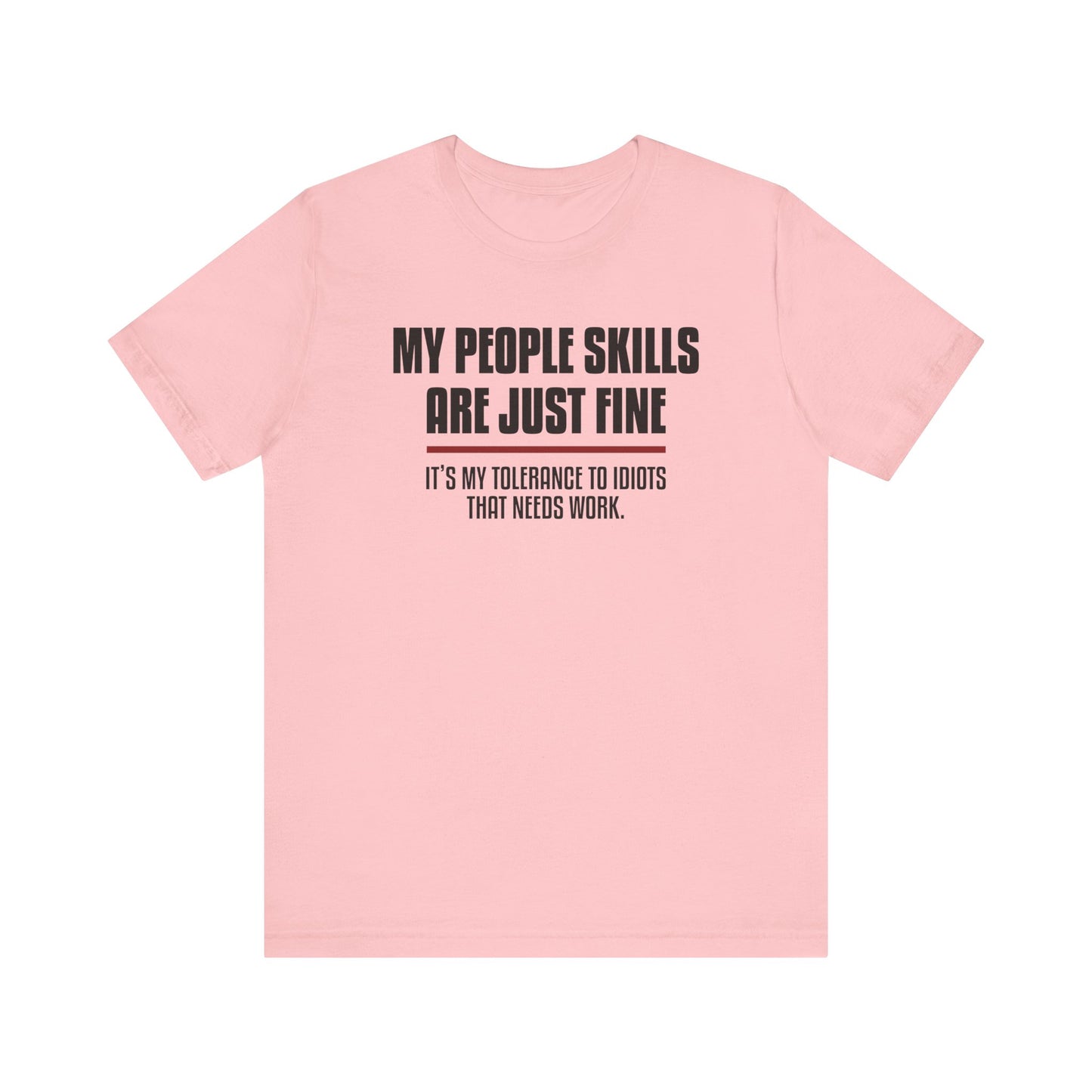 Dad Funny People Skills Unisex Jersey Short Sleeve Tee