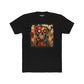 Colorful Skeleton Art Unisex Cotton Crew Tee - Day of the Dead Shirt - Riff Raff Wear