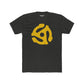 Retro Vinyl Record Unisex Cotton Crew Tee - Music Lover's Apparel - 45 Record Insert - Riff Raff Wear
