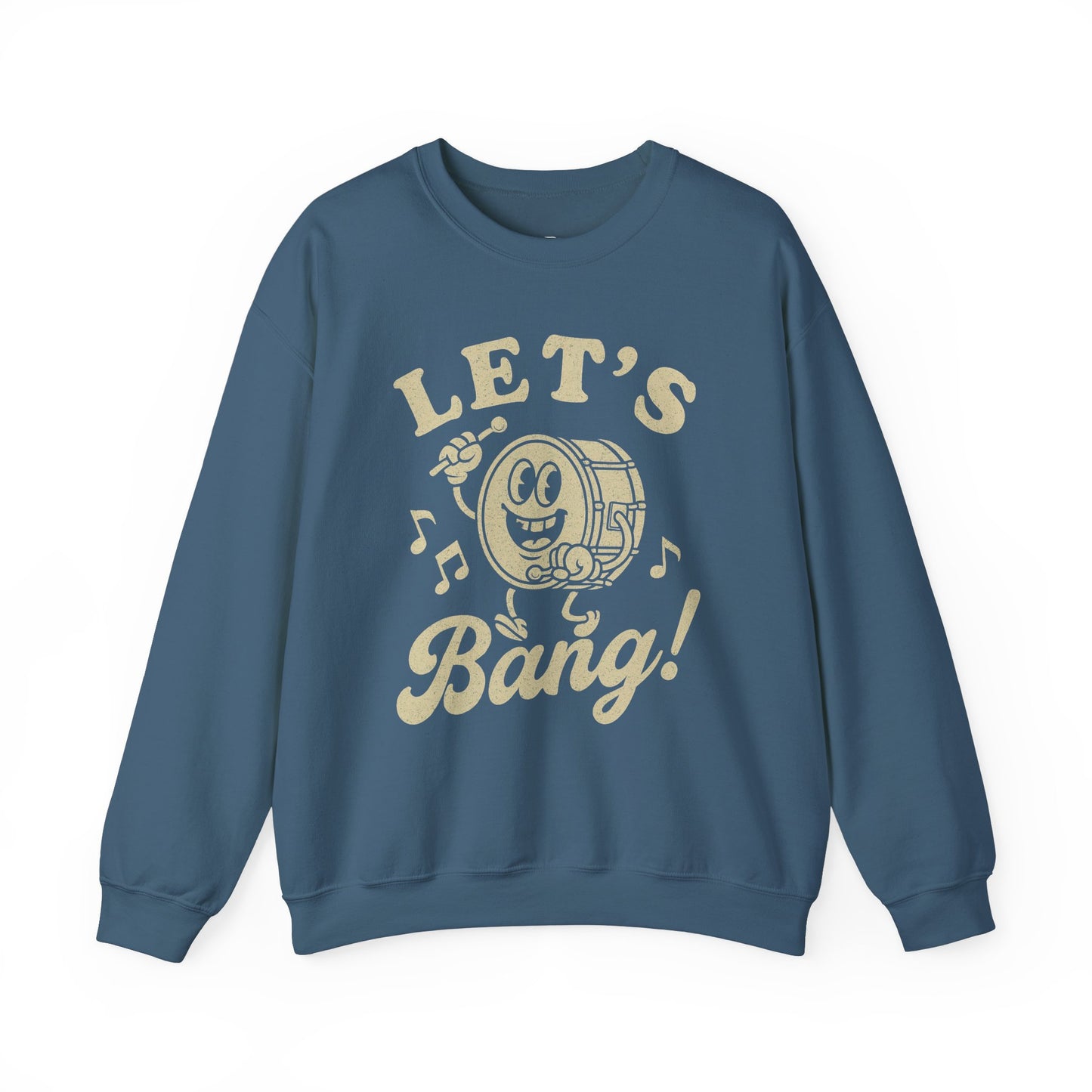 Let's Bang! Unisex Crewneck Sweatshirt - Fun & Comfy Apparel for Music Lovers - Riff Raff Wear