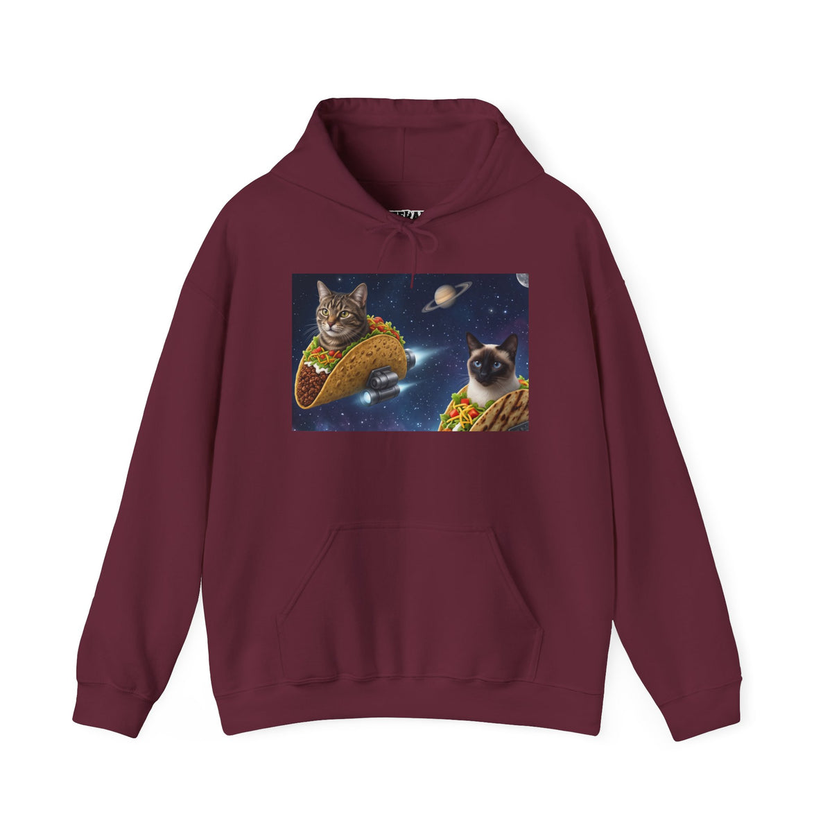 Cat Taco Space Hoodie