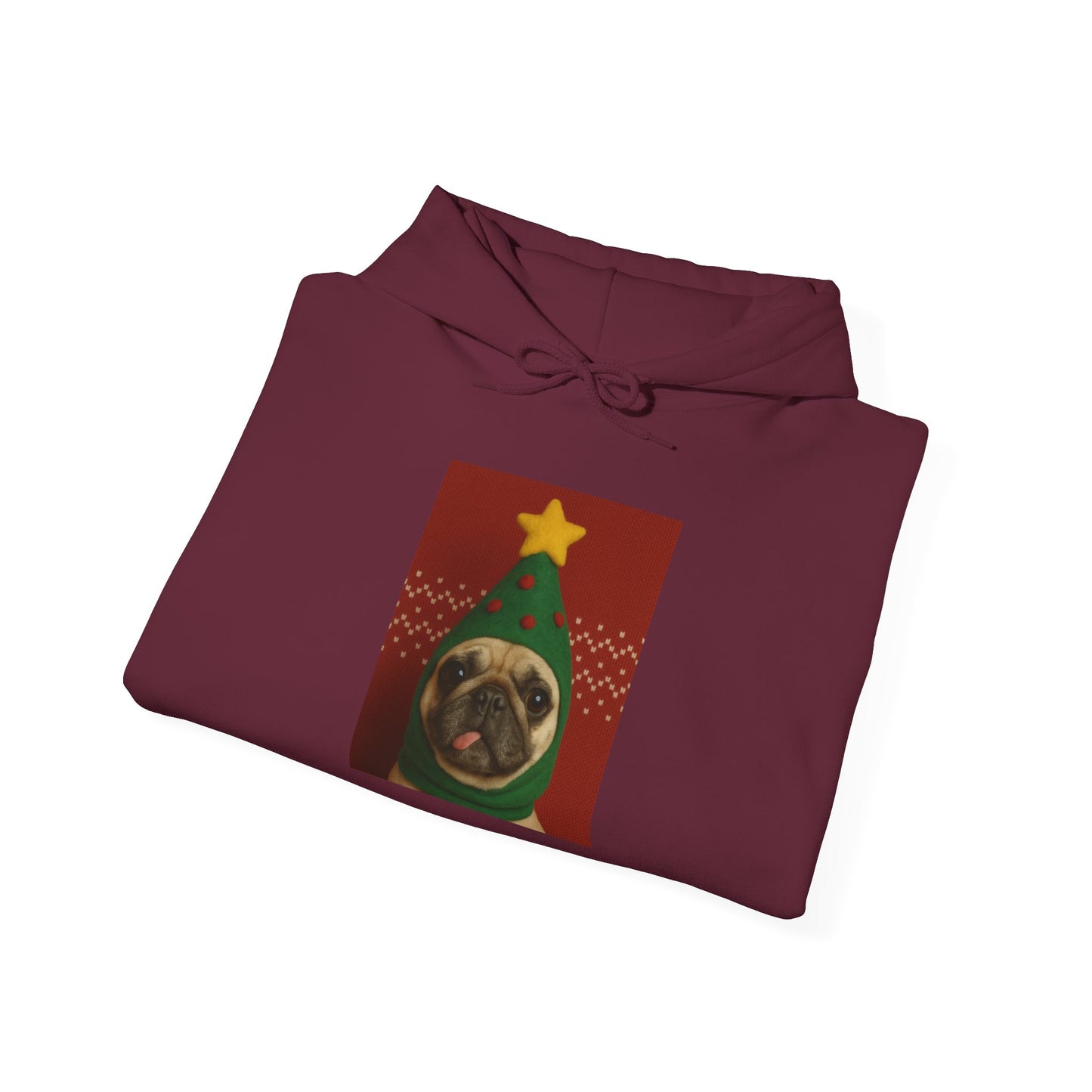 Christmas Dog Hoodie, Unisex Sweatshirt, Festive Apparel, Holiday Gift, Cozy Winter Wear, Cute Pet Lover Gift - Riff Raff Wear