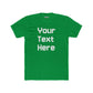 Customizable Unisex Cotton Crew Tee - Your Text Here - Riff Raff Wear