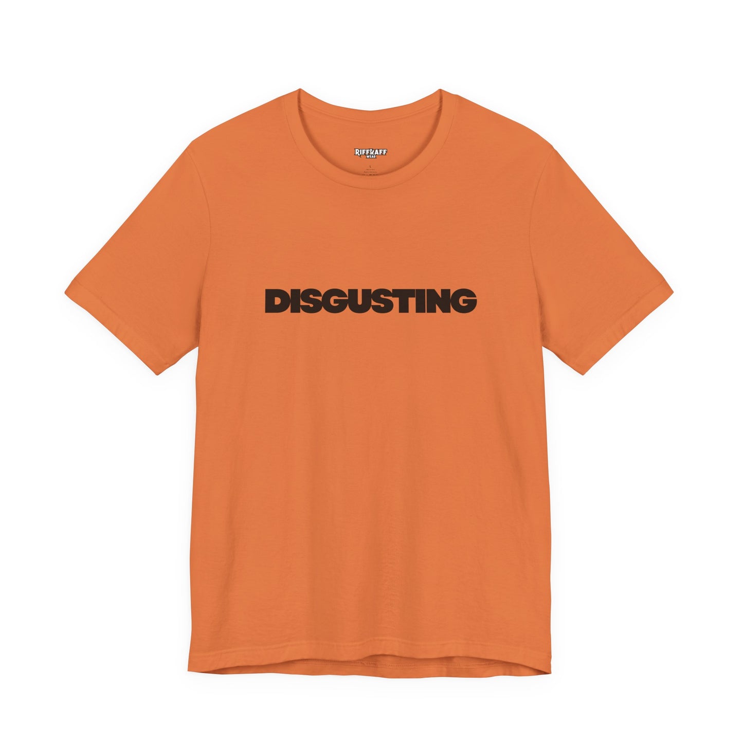 DISGUSTING Graphic Tee — Bold Text Statement T-Shirt