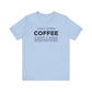 Dad Funny Coffee Unisex Jersey Short Sleeve Tee