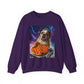 Pizza Party Bulldog Crewneck Sweatshirt - Fun & Cozy Unisex Gift - Riff Raff Wear