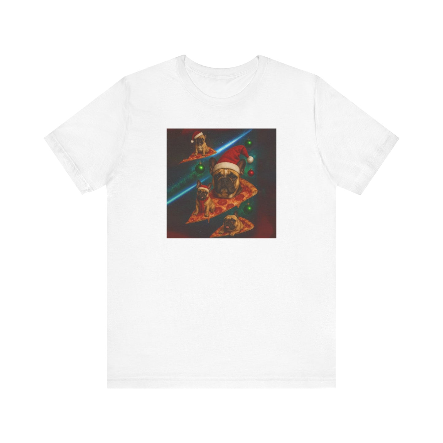 Festive Pet-Themed Short Sleeve Tee, Christmas Gift, Dog Lover Shirt, Holiday Humor T-Shirt, Fun Seasonal Fashion - Riff Raff Wear