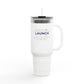 40oz Insulated Travel Mug — Custom Launch Commemorative Tumbler