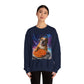Pizza Party Bulldog Crewneck Sweatshirt - Fun & Cozy Unisex Gift - Riff Raff Wear