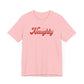 Riff Raff Wear Team Naughty Unisex Jersey Short Sleeve Tee