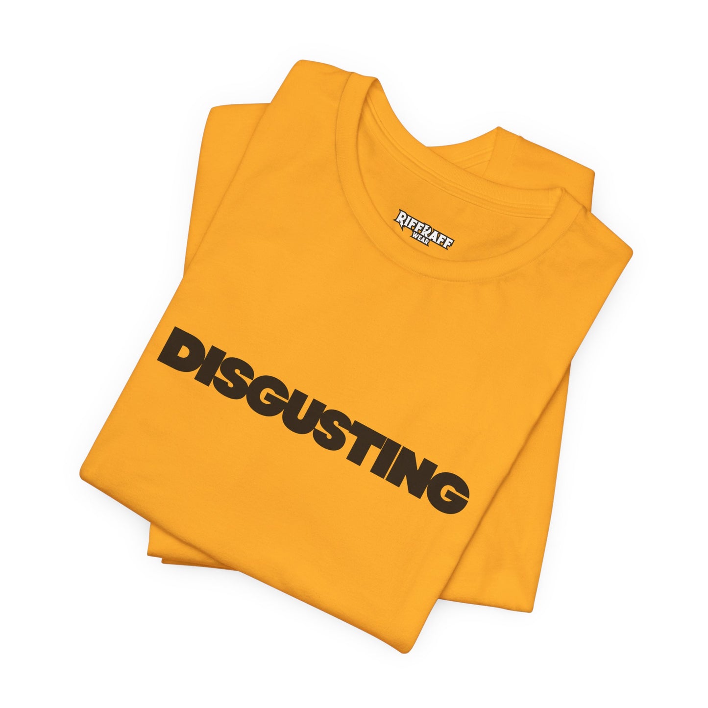 DISGUSTING Graphic Tee — Bold Text Statement T-Shirt