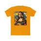 Colorful Mona Lisa Unisex Cotton Crew Tee, Artistic T-shirt, Gifts for Art Lovers, Casual Wear - Riff Raff Wear