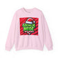 Grinch Mode Crewneck Sweatshirt, Christmas Attire, Holiday Sweatshirt, Festive Gift, Cozy Winter Wear, Funny Christmas Sweater - Riff Raff Wear