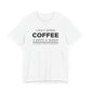 Dad Funny Coffee Unisex Jersey Short Sleeve Tee