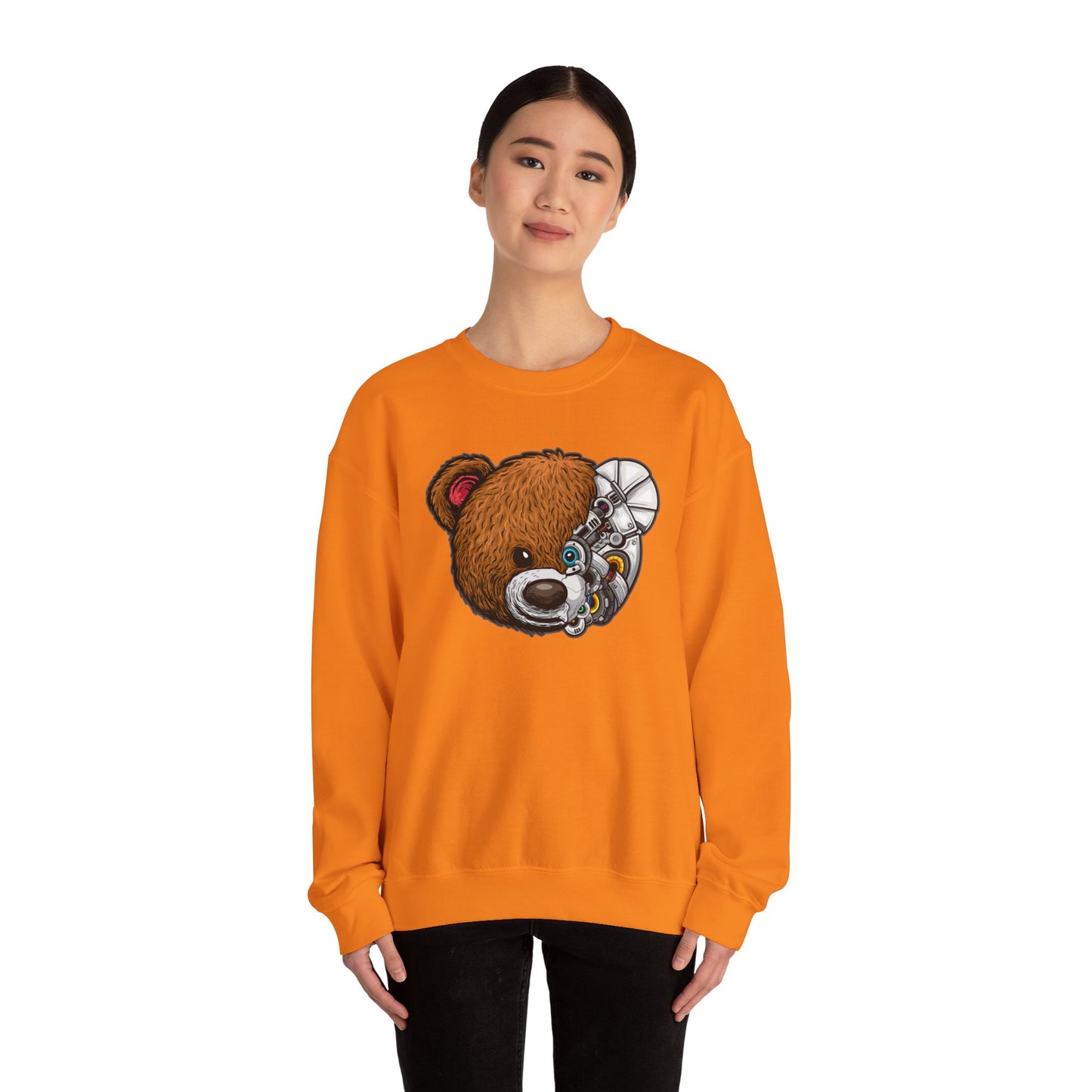 Riff Raff Wear Cyborg Bear Unisex Heavy Blend™ Crewneck Sweatshirt