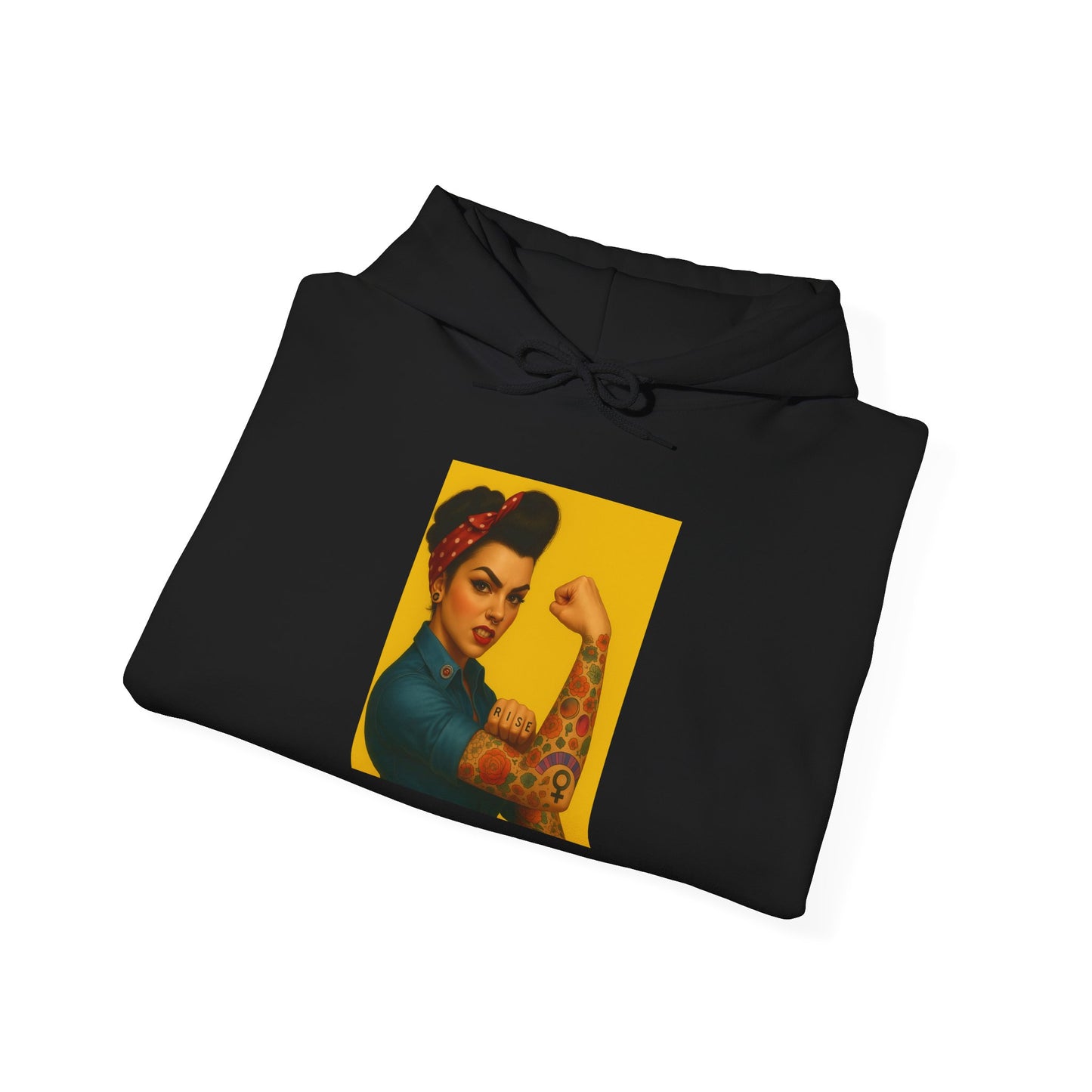 Empowering Feminist Hoodie | Unisex Heavy Blend™ Sweatshirt - Riff Raff Wear