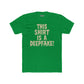 Funny Unisex Cotton Crew Tee - 'This Shirt is a Deepfake!' - Riff Raff Wear