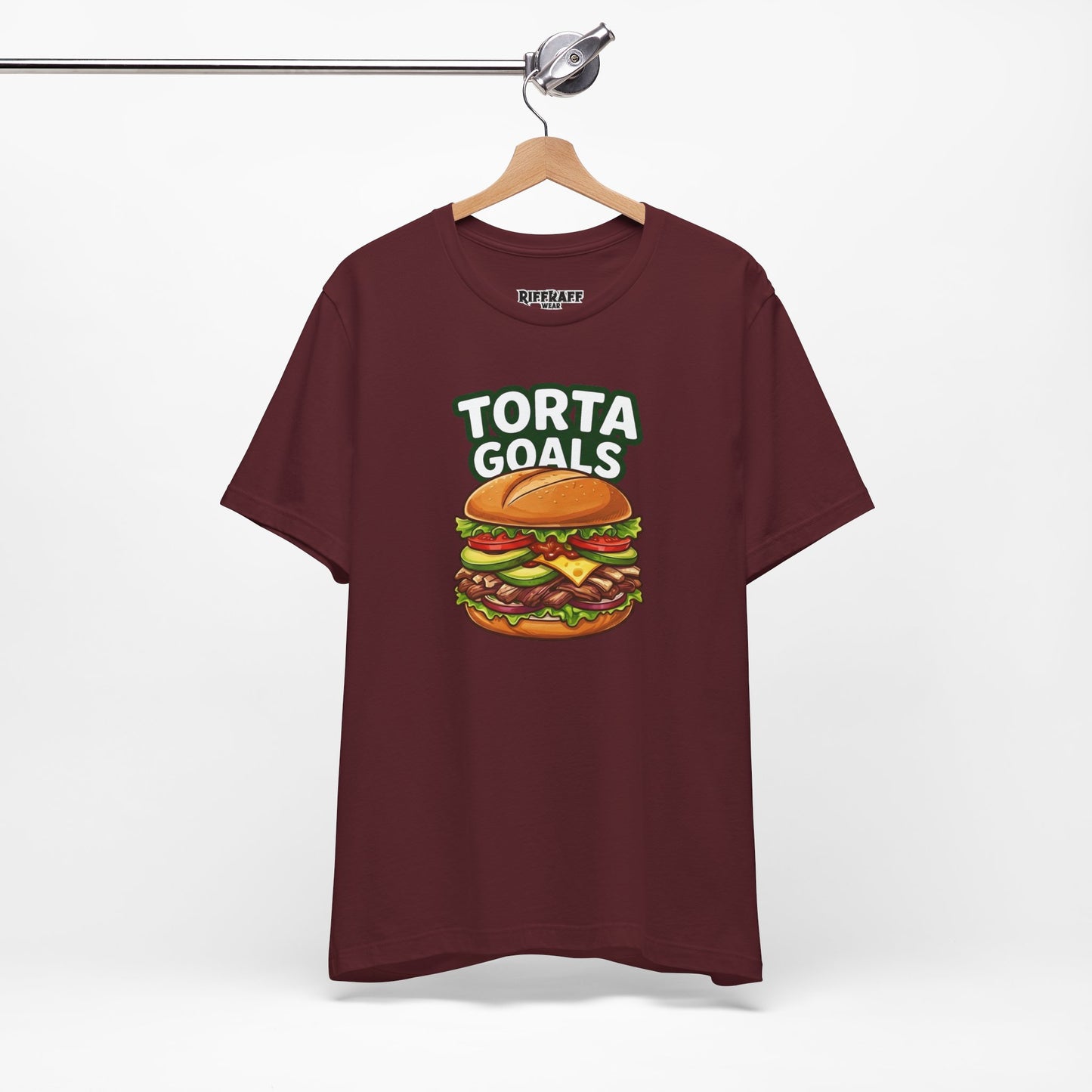 T-Shirt - "Torta Goals" Burger Graphic Tee - Riff Raff Wear