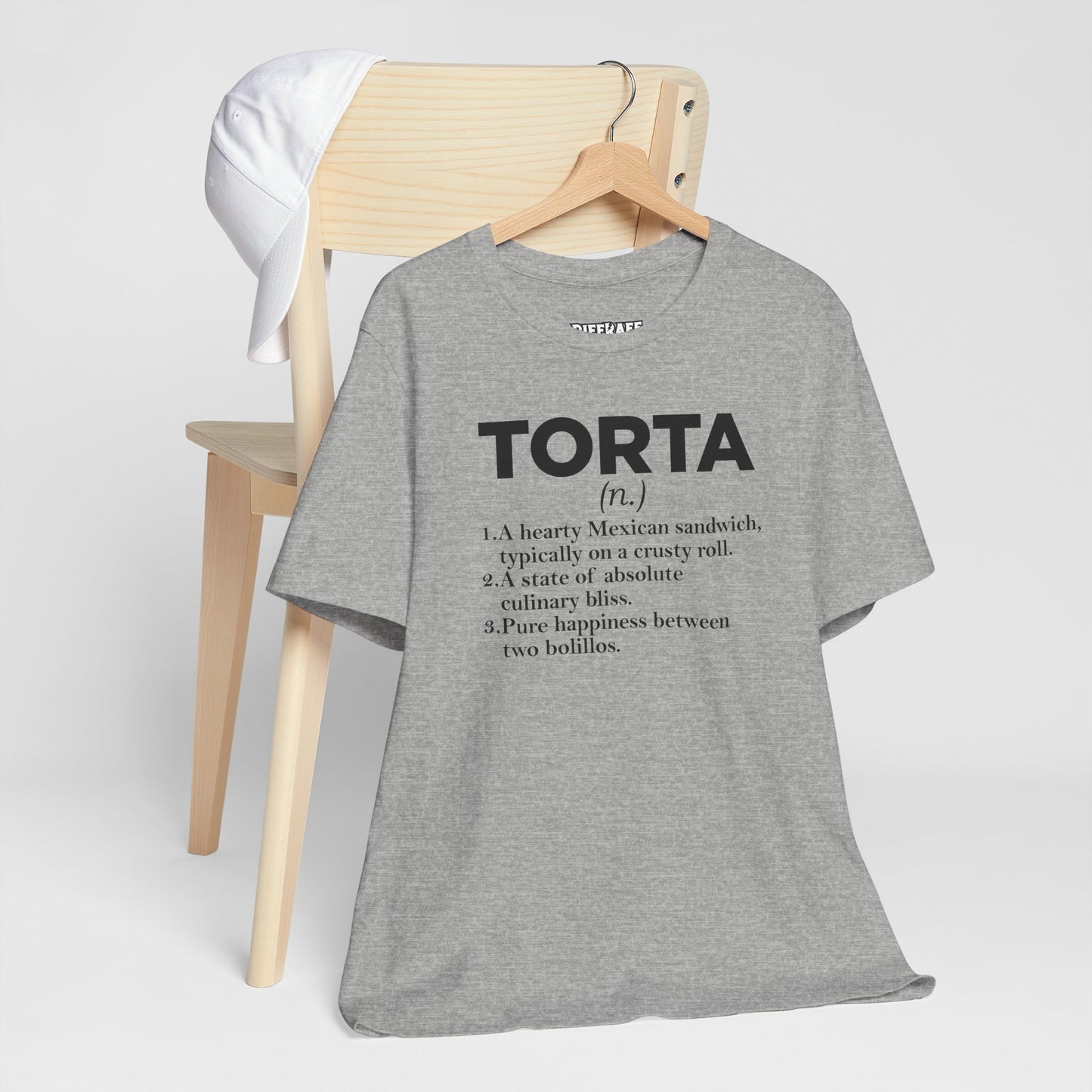 Tee - "TORTA" Definition Shirt (Mexican Sandwich Lover Tee) - Riff Raff Wear