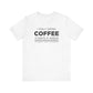 Dad Funny Coffee Unisex Jersey Short Sleeve Tee