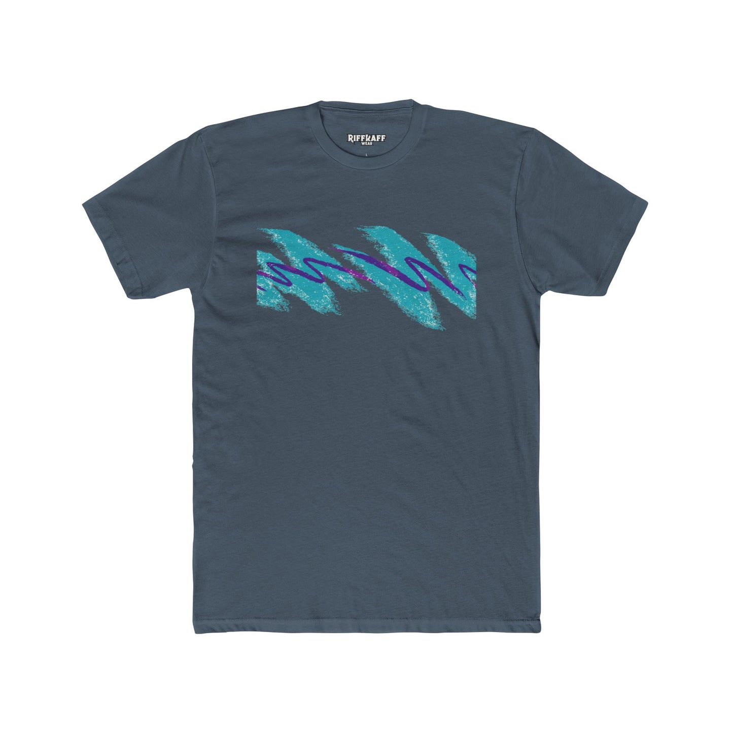 Retro Wave Unisex Cotton Crew Tee - Stylish Casual Shirt for All Occasions - Riff Raff Wear