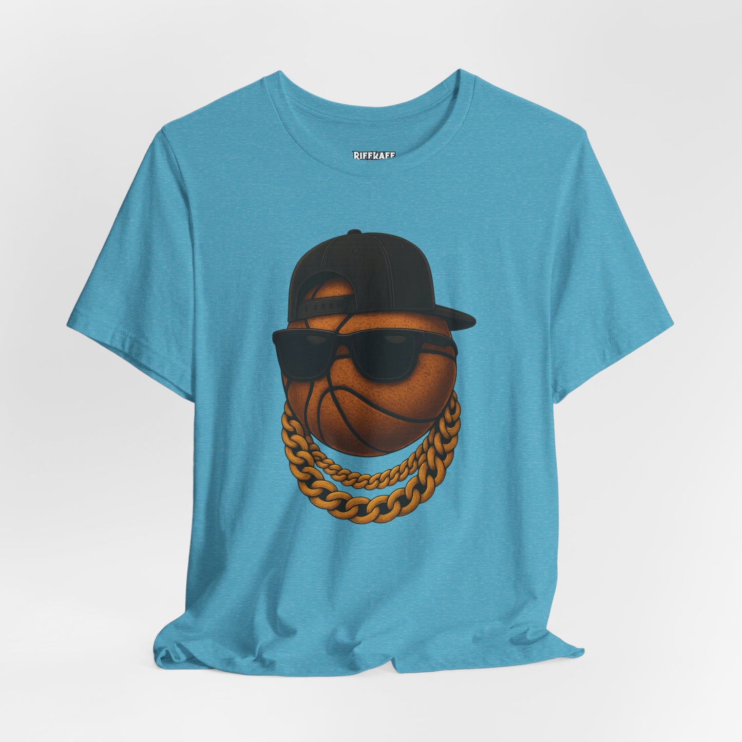 Basketball Bling Tee — Cool Hip-Hop Ball Graphic T-Shirt
