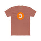 Bitcoin Men's Cotton Crew Tee - Riff Raff Wear