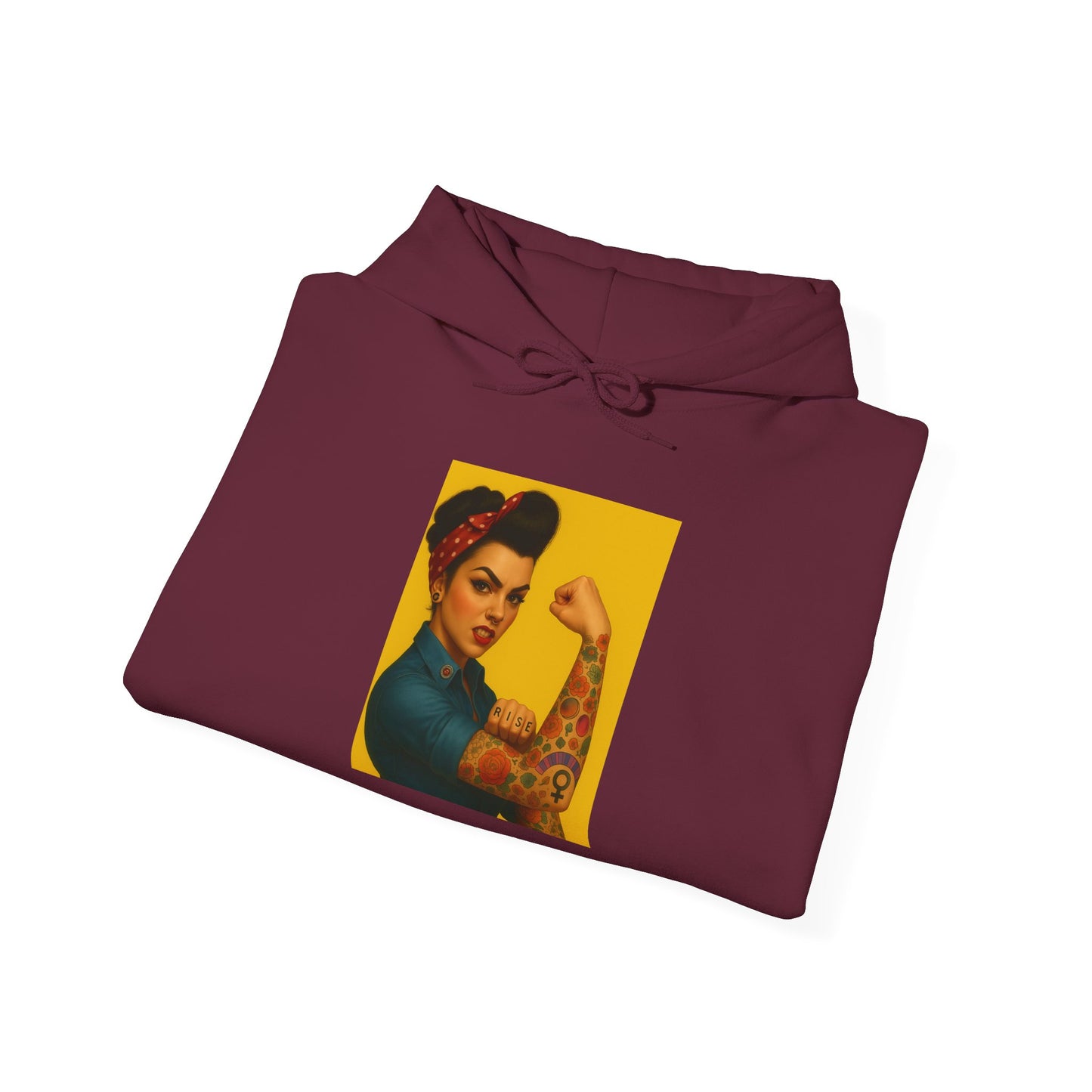 Empowering Feminist Hoodie | Unisex Heavy Blend™ Sweatshirt - Riff Raff Wear