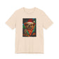 Festive Dog Pizza Tee - Unisex Short Sleeve T-Shirt, Funny Holiday Shirt, Pet Lover Gift, Christmas Apparel, Cute Animal Tee - Riff Raff Wear