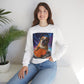 Pizza Party Bulldog Crewneck Sweatshirt - Fun & Cozy Unisex Gift - Riff Raff Wear