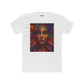 Vibrant Artistic Unisex Cotton Crew Tee - Colorful Abstract Face Design - Riff Raff Wear