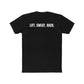 Funny Yoga & Gym Unisex Cotton Crew Tee - 'Hygiene is for Yoga People' & 'Lift. Sweat. Rack.' - Riff Raff Wear