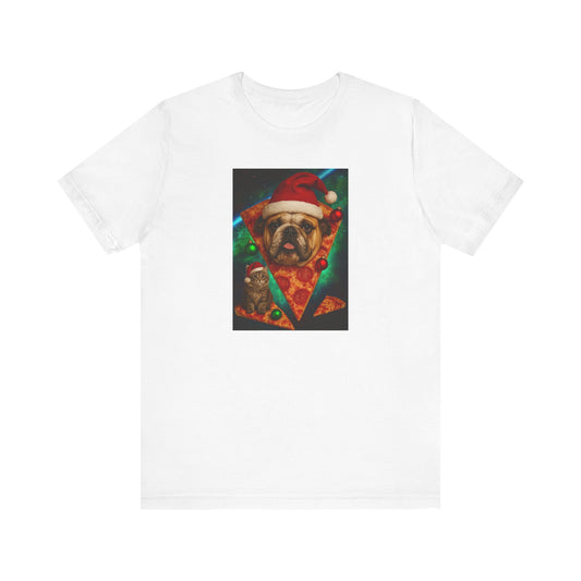 Funny Christmas Pug Shirt, Holiday Tee, Pet Lover Gift, Unisex Festive T-Shirts, Cute Animal Apparel, Christmas Party Outfit - Riff Raff Wear