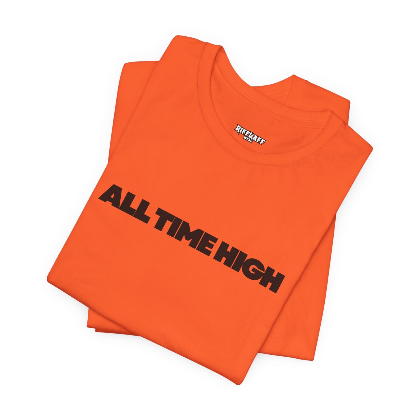 All Time High Graphic Tee — Minimalist Text T‑Shirt