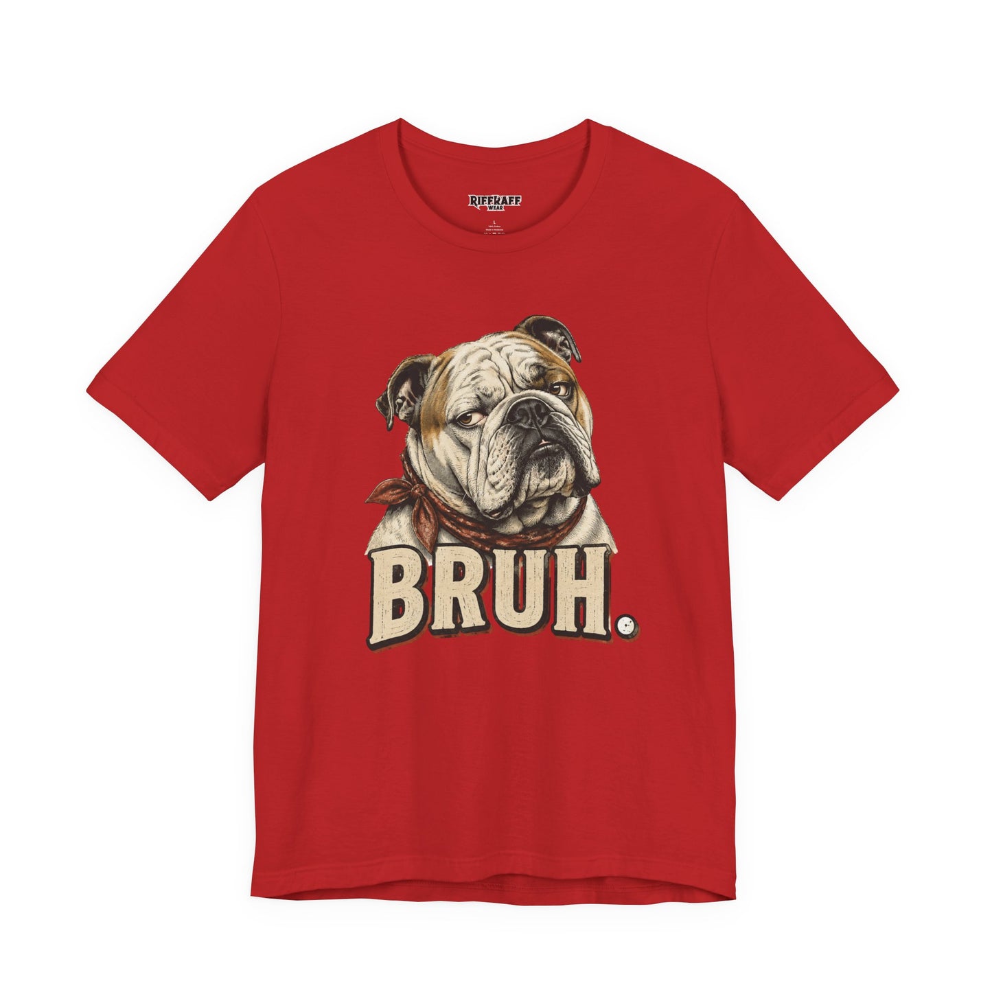 Bruh Bulldog T-Shirt Vintage English Bulldog Graphic Tee