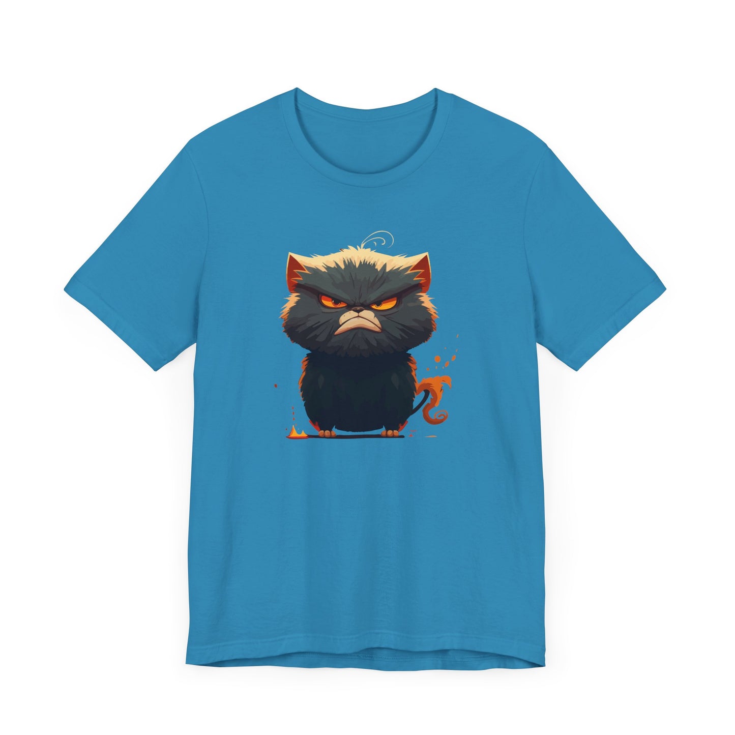 Riff Raff Wear Angry Cat Unisex Jersey Short Sleeve Tee