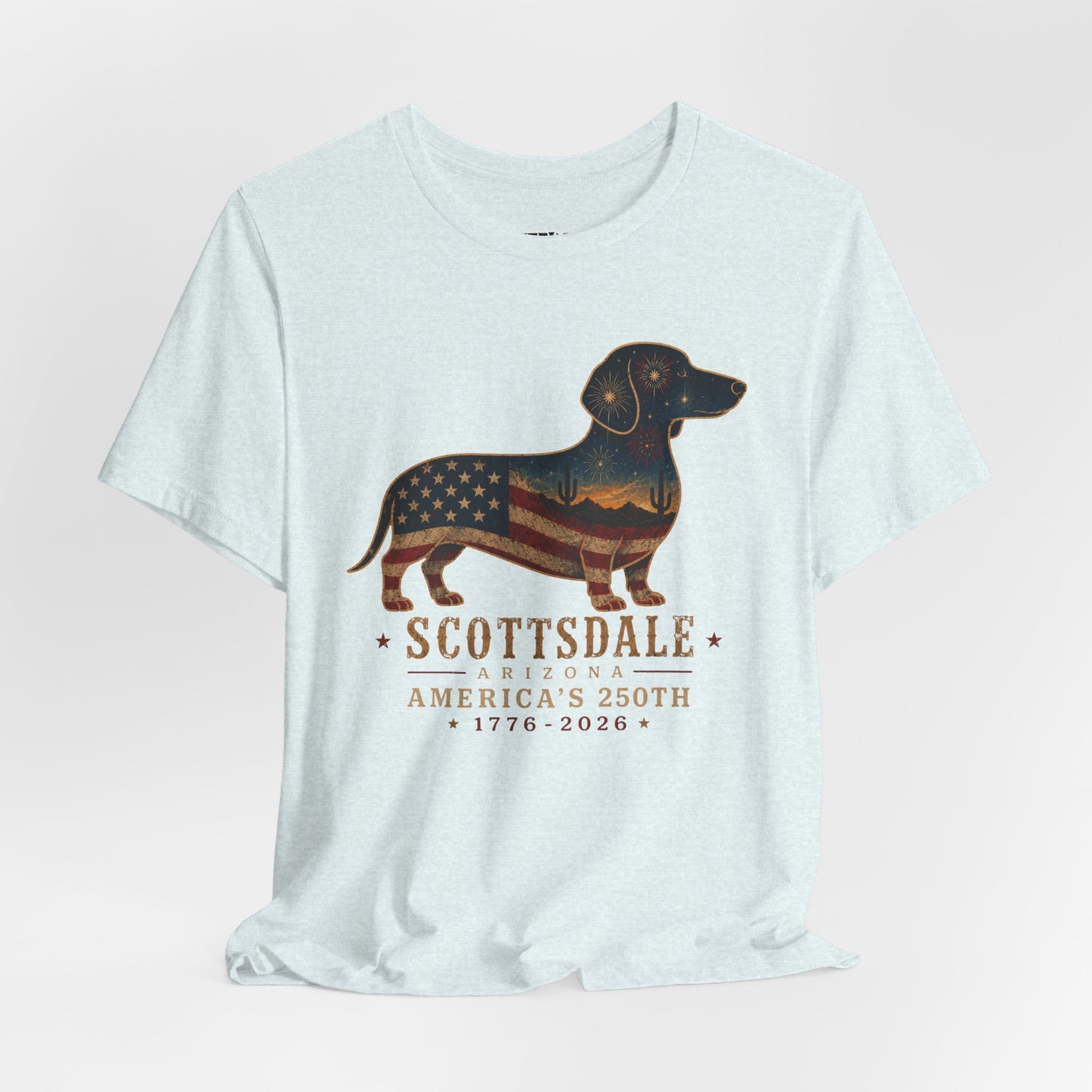 Copy of Freedom Crew Dachshund T-Shirt – Patriotic Dachshund Flag Tee