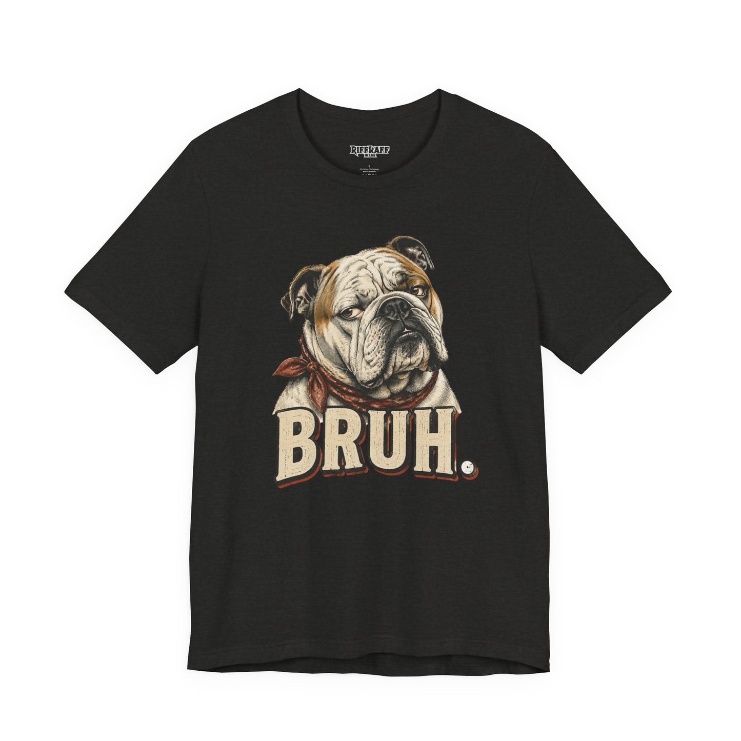Bruh Bulldog T-Shirt Vintage English Bulldog Graphic Tee