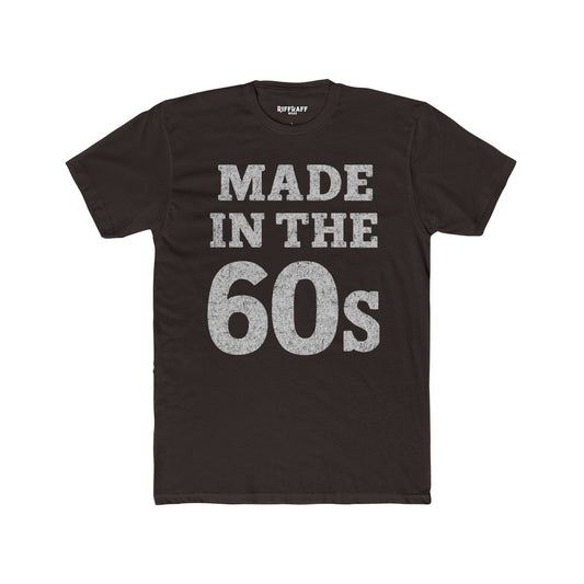 Vintage 60s Tee - Made in the 60s Cotton Crew T-Shirt for Nostalgic Wear - Riff Raff Wear