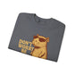 Don't Worry Be Capy! - Unisex Heavy Blend Crewneck Sweatshirt - Riff Raff Wear