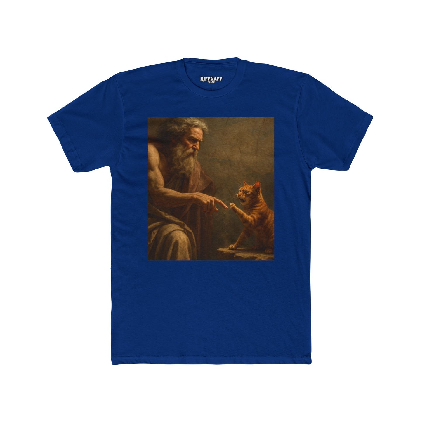 Artistic Cat and Creation Unisex Cotton Crew Tee - Riff Raff Wear