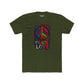 Peace Love Unisex Cotton Crew Tee - Vibrant Graphic Political Art - Riff Raff Wear