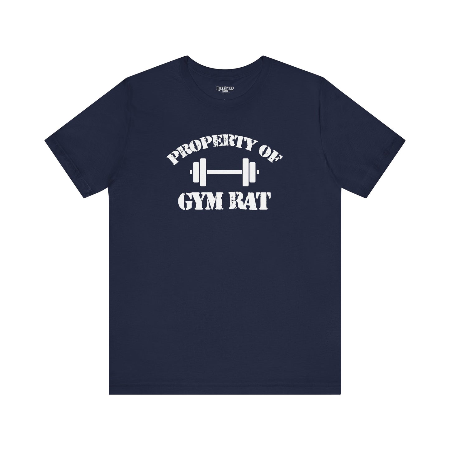 Riff Raff Wear Property of Gym Ratt Unisex Jersey Short Sleeve Tee